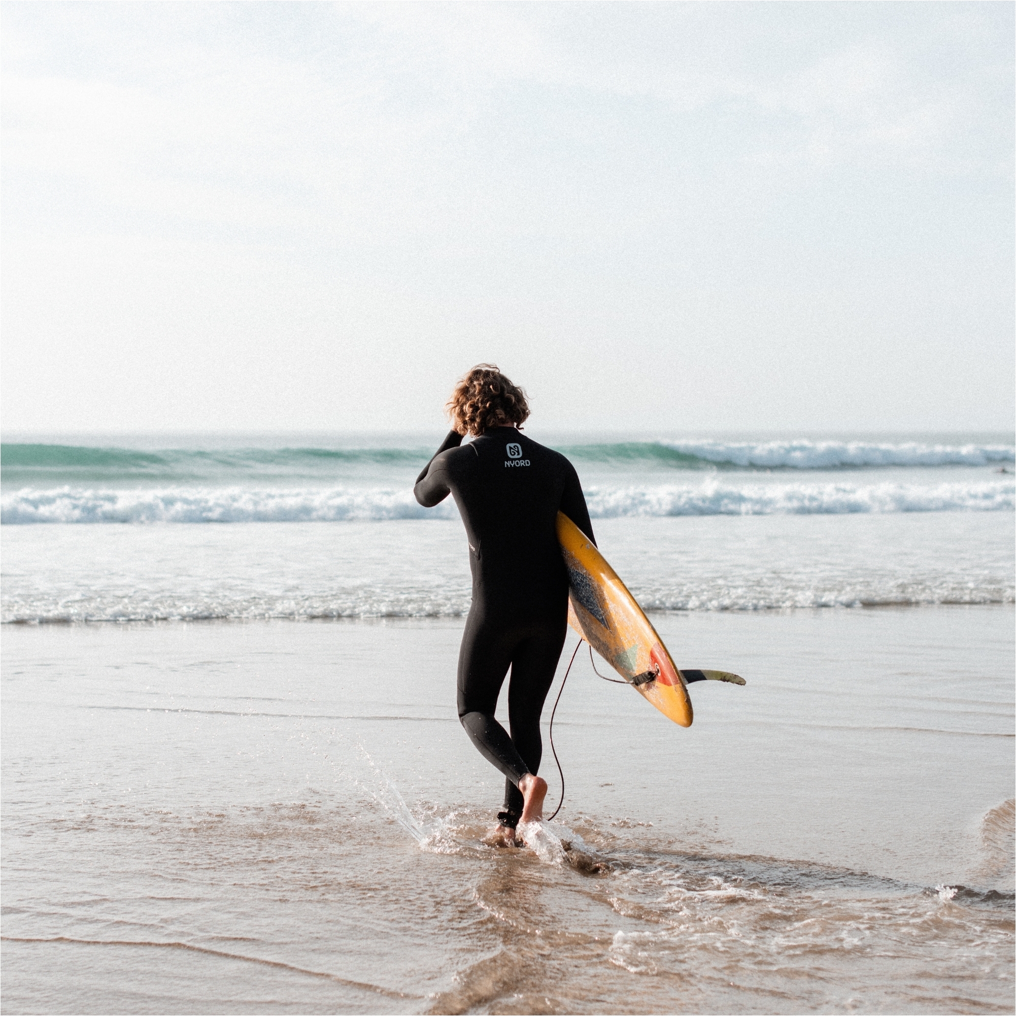 2025 Nyord Mens Furno 3/2mm Chest Zip GBS Wetsuit N04AA00011 - Black